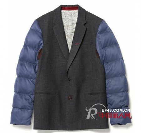 日本设计师品牌Undercover推出羽绒拼接西装外套