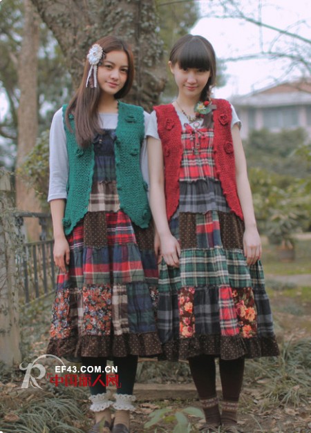 冬季森女系巧搭配  穿出简约随意