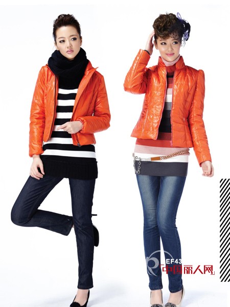 怡惟2012冬季棉服 UP温暖感UP时尚度