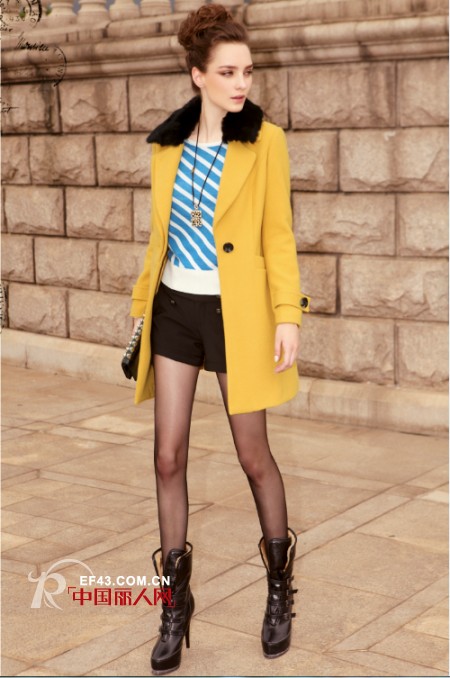 夏丝2012冬季新款 大衣让冬季不再臃肿