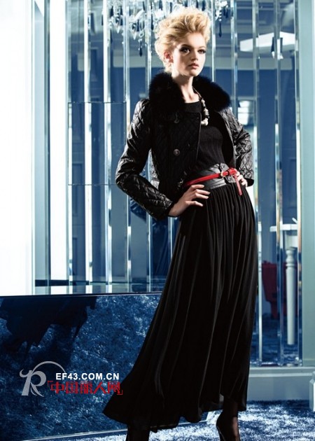D.P女装2012冬季上新 黑里透红彰显不凡优雅气质