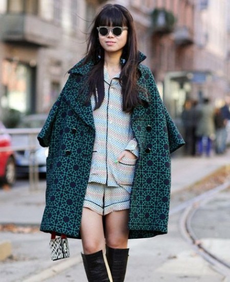 各类大衣齐入冬 潮流廓形演绎迷人街头秀