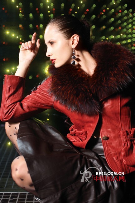 雅戈美黛冬季奢华皮草 醇美诱惑穿出来