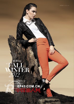 奕色2012秋冬装 至酷单品演绎潮流中性风