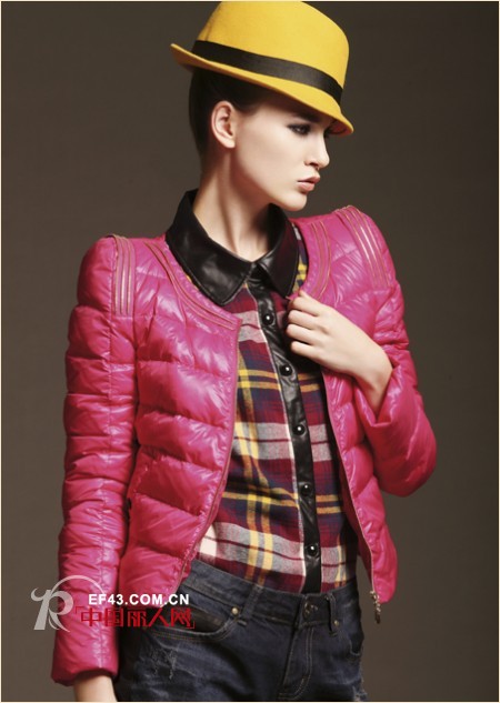 雅梵娜2012冬季羽绒服 打造一周不重复穿搭