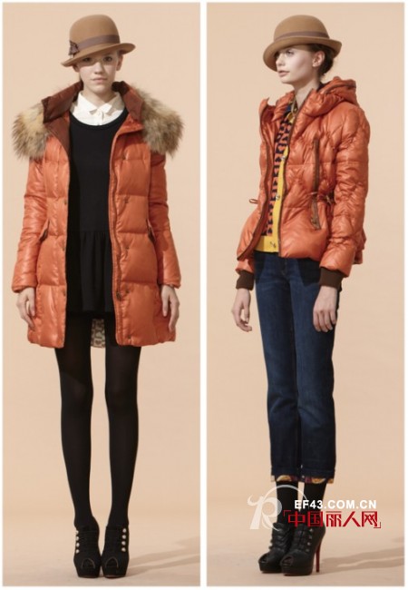 阳光的味道 马克华菲冬季橙色装