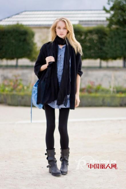 上宽下窄拗造型 It Girl争当街拍女王