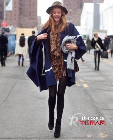 上宽下窄拗造型 It Girl争当街拍女王