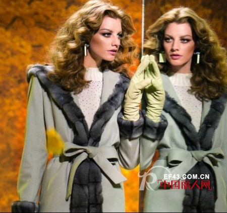 白领女装2012秋冬新款 存在感皮草缔造奢华