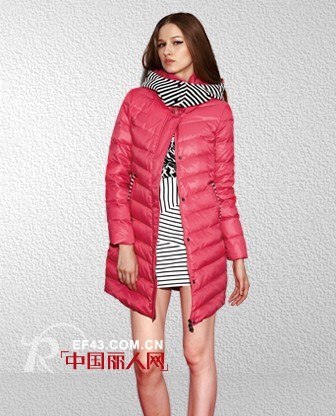 艾莱依2012新款羽绒服  向时尚致敬
