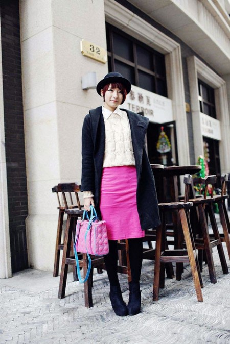 冬季街头MIX冰淇淋色系 打破沉闷UP心情