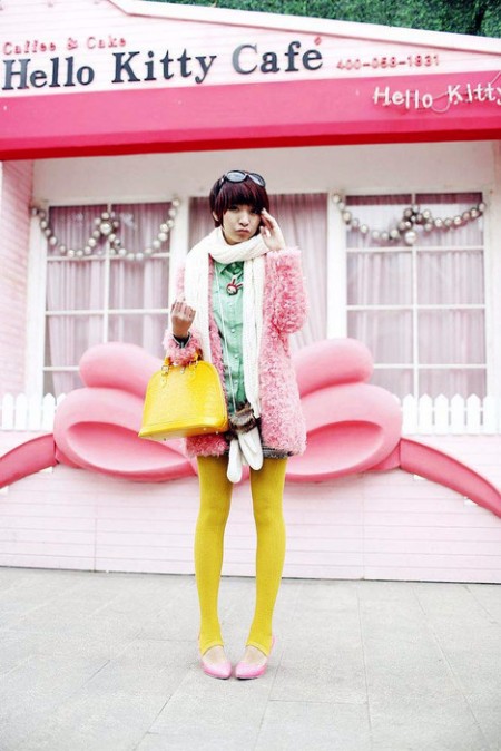 冬季街头MIX冰淇淋色系 打破沉闷UP心情