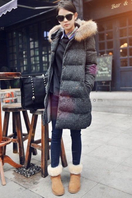 Oversize棉服最抢眼 中性男友风轻松打造