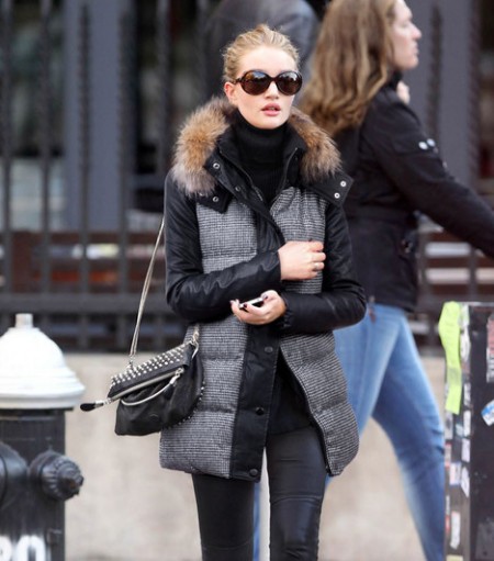 Oversize棉服最抢眼 中性男友风轻松打造