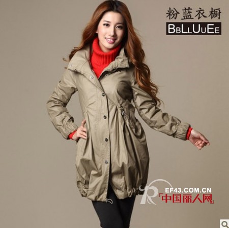 粉蓝衣橱知性淑女装  混搭时尚让着装更有范