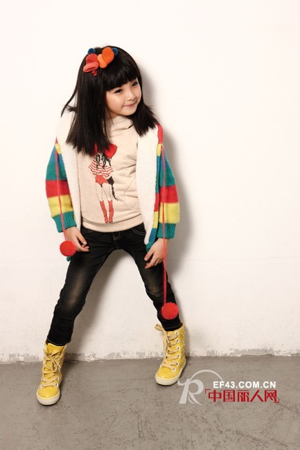 卡琪屋童装2012冬款 正太萝莉Chic搭快乐过冬季