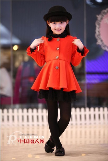 笛莎女儿服 小萝莉温暖可爱过冬必备