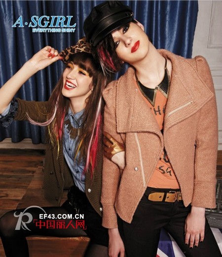 SGIRL2012秋冬装 至酷摇滚朋克风强势来袭