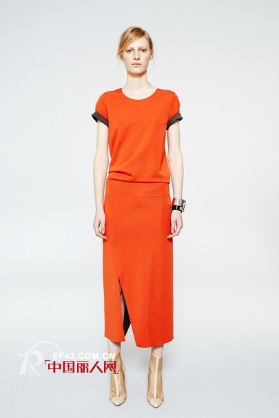 法舍尔2012秋冬装 温暖橘色给冬季一丝暖意