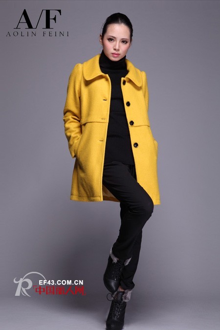 AOLINFEINI彩色外套甜蜜上位 告别无色季