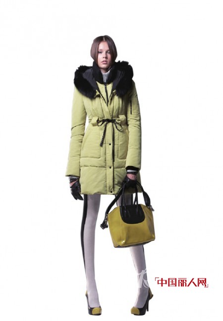 JORYA2012冬装芥末绿High翻全场“辣”到你的他