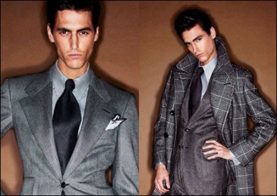 TomFord2012秋冬男装:散发奢华妩媚感