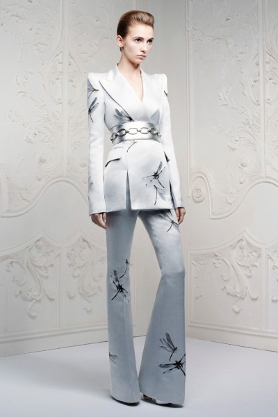 奢华的创意AlexanderMcQueen2013早春新品女装