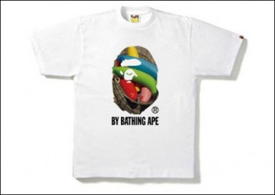 BAPE再出限定短袖T恤 NIGO创意不断