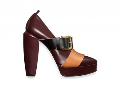 Marni品牌2012秋冬系列优雅复古鞋履