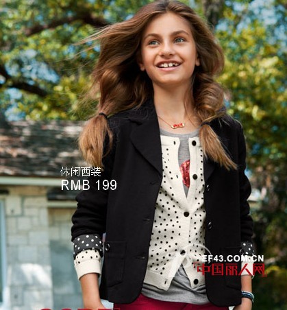 H&M2012秋季童装  原汁原味的童装流行风尚