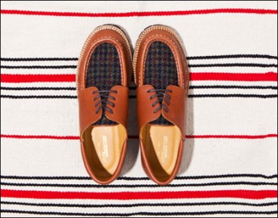 川久保玲男装支线 2012 秋冬季格纹鞋款