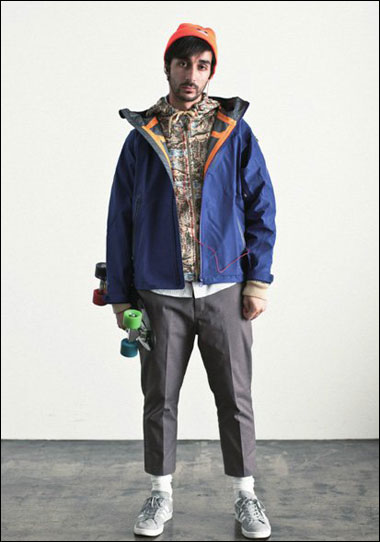街头品牌Stussy 2012秋冬形象服装搭配