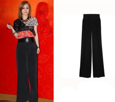 初秋潮流服饰之阔腿裤  复古又有女人味