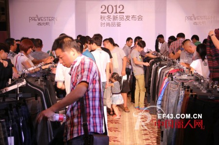 西元前男装河南2012秋冬发布会圆满落幕