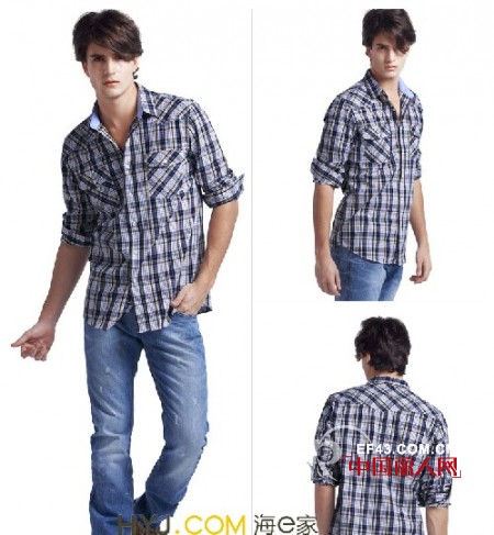 海e家休闲格子衬衫,会员独享89元特惠体验