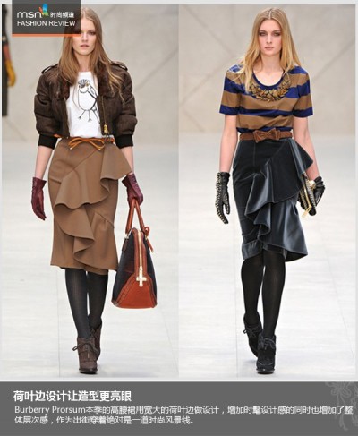 复古高腰裙依然大行其道 为2012秋冬衣橱提前做准备