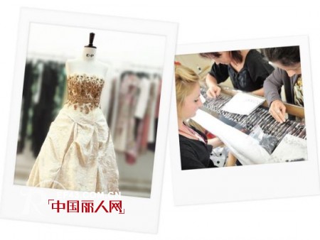 EP雅莹推出的金色大礼服,耗时150天