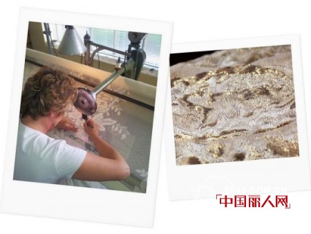 EP雅莹推出的金色大礼服,耗时150天