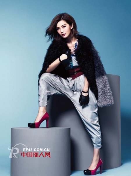 蔡卓妍拍摄Joy & Peace全新2012秋冬系列广告