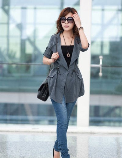 2012秋季风衣巧搭配  感受跳跃的七夕