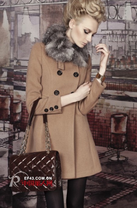 JUMEL芮玛女装2012秋冬流行色之浓情咖啡色