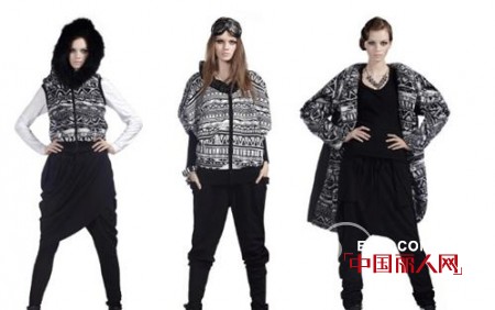 La pargay女装2012秋冬新品 迷幻波斯-几何态度
