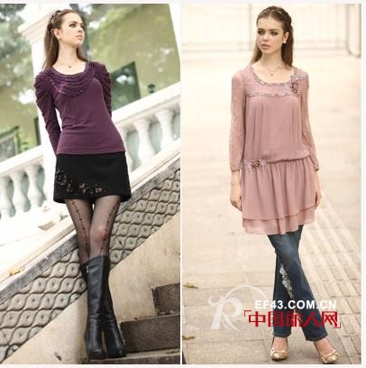 伊珀比迩秋季雪纺衫 绽放不一样的美