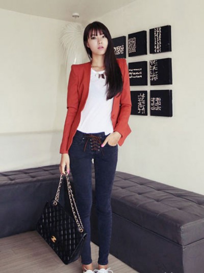 秋季西装轻松搭配 百变风格随你穿