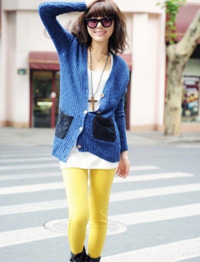 十一长假出游搭配 百搭开衫穿出最美身影