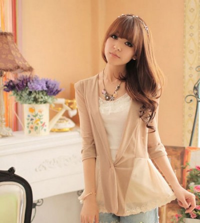 微胖界MM福星嫁到  小西装搭出苗条身材