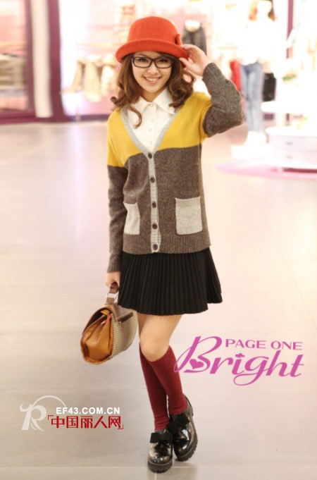 page one 带来秋日针织衫搭配技巧