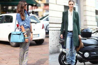 米兰街头的潮人最IN时髦穿搭