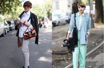 米兰街头的潮人最IN时髦穿搭