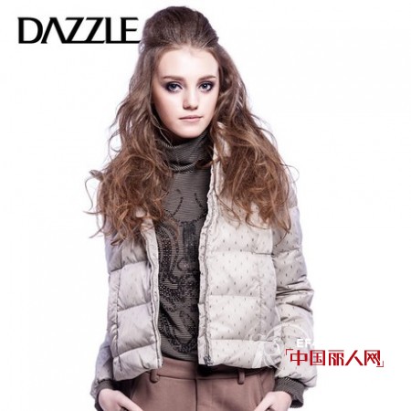 DAZZLE2013冬装 可爱棉服穿出面包服质感